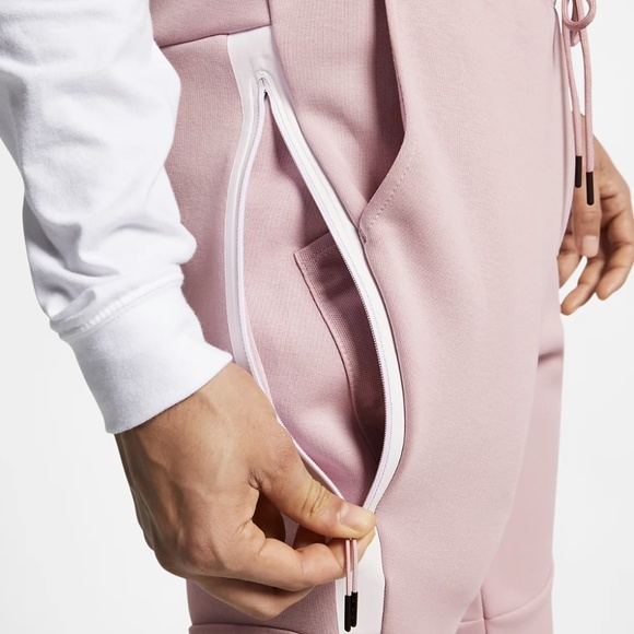 pink nike tech pants